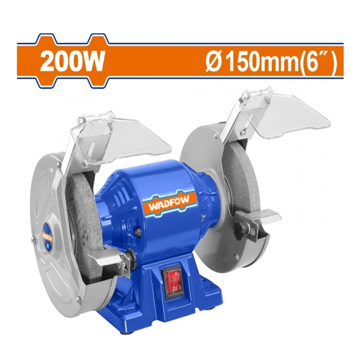 AMOLADORA DE BANCO 6´´ 150MM 2900RPM 200W WADFOW WBG1A1501 
