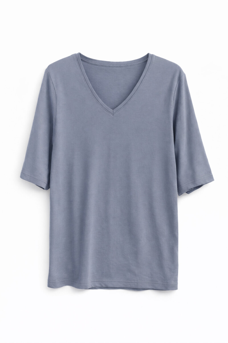 REMERA JASPA - AZUL PIEDRA 