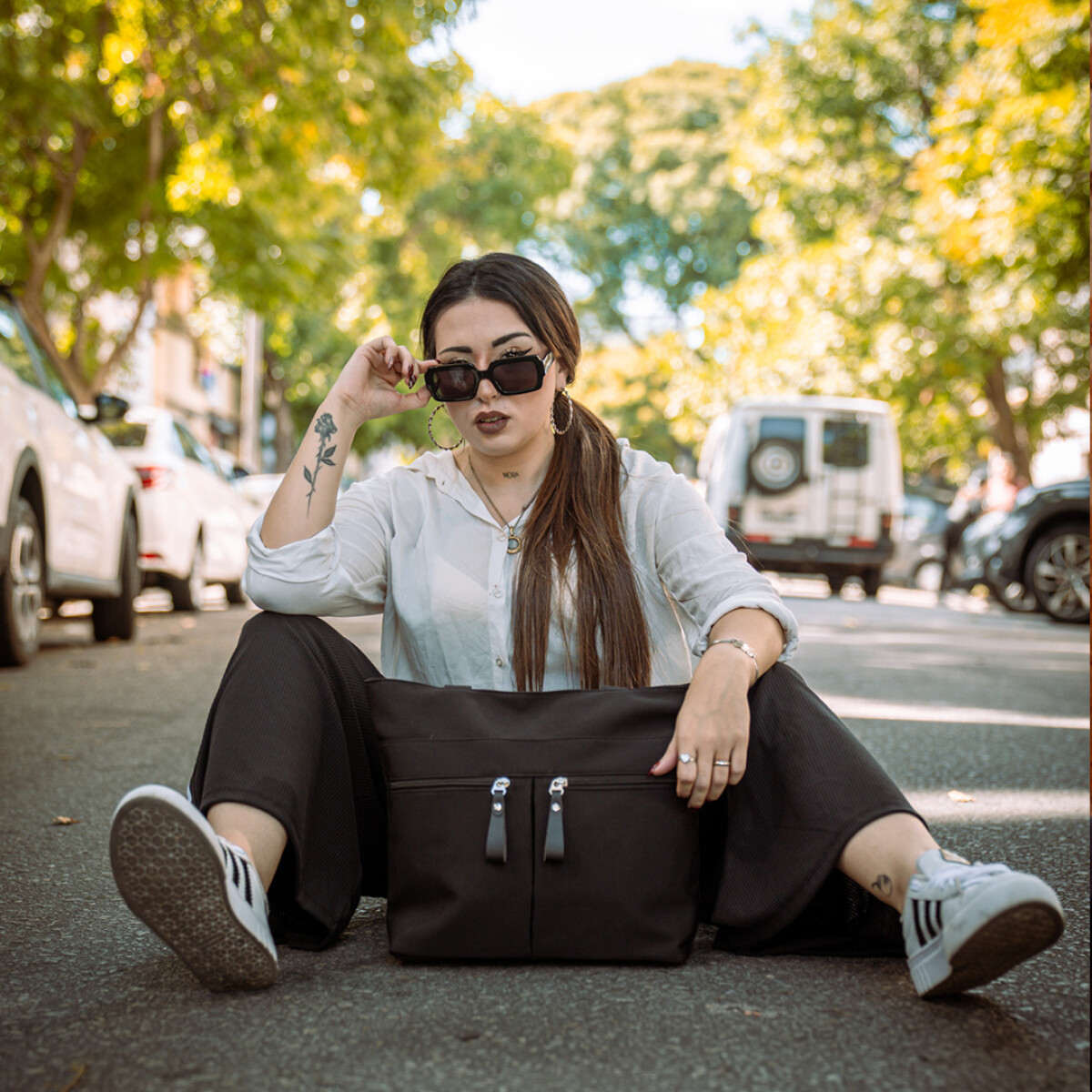 Cartera Rosina - Negro 