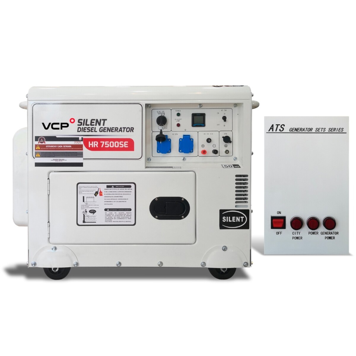 GENERADOR DE 6 KVA CABINADO MONOFASICO VCP-HR 