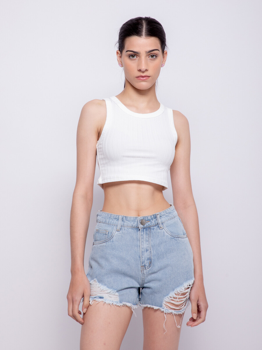 SHORT MAUREEN - Azul 