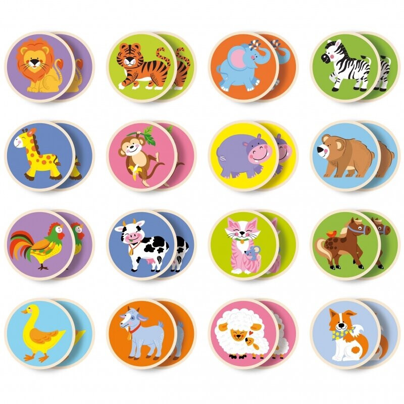 Viga - Set de Memoria Animales Viga - Set de Memoria Animales