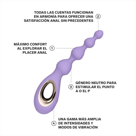 Masajeador Anal Progresivo Lelo Soraya Beads Usb Masajeador Anal Progresivo Lelo Soraya Beads Usb