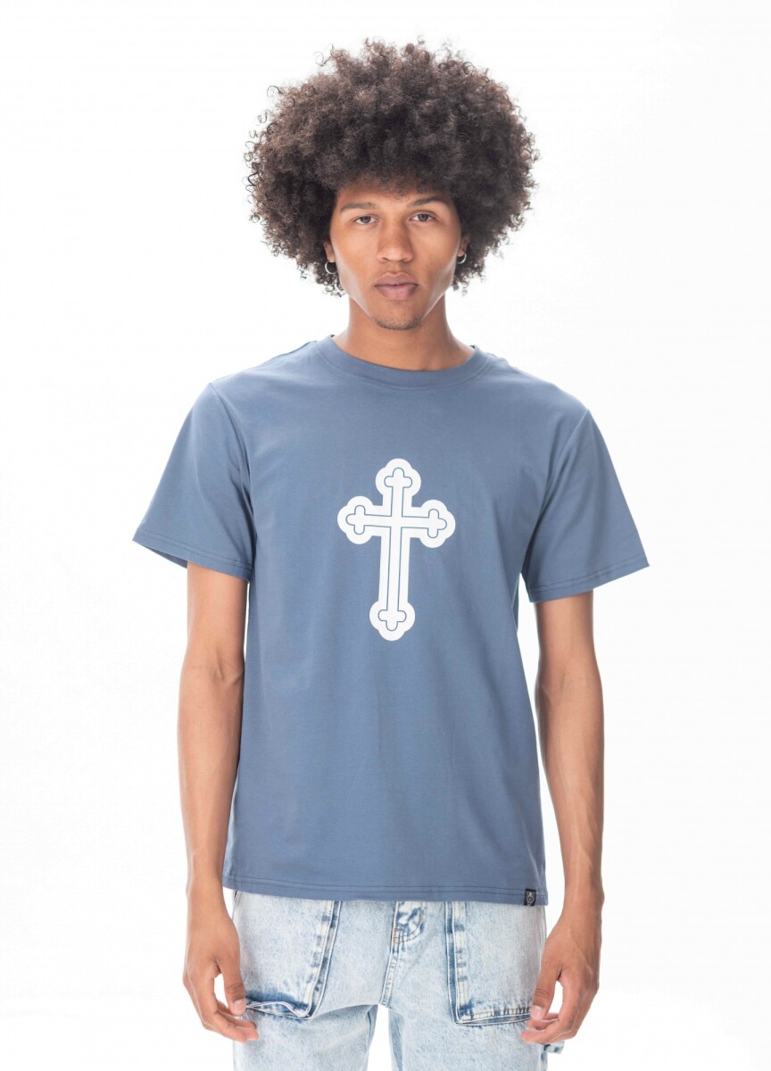 Remera Baticano - Celeste 