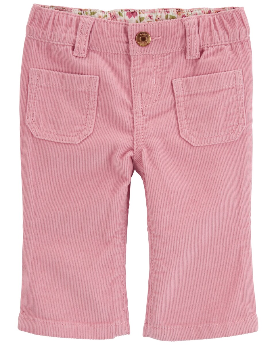 Pantalón de pana, rosado 