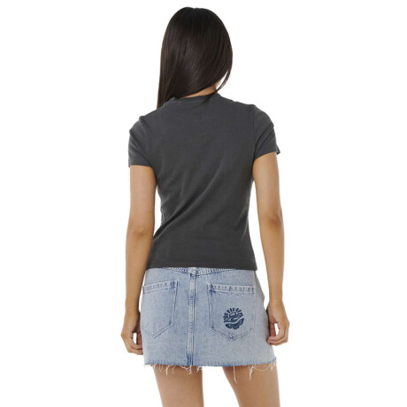 Remera Rip Curl Oceanic Fitted Tee Negro