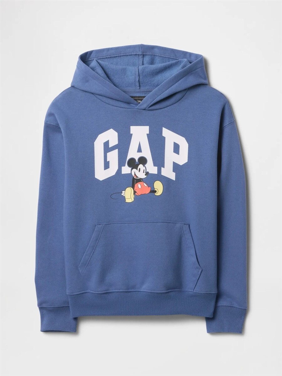 Buzo Canguro Logo Gap Disney Niño - Bijoue Blue 