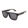 Lentes De Sol Bambu E Madeira Cuadrado - Unisex Negro/Negro