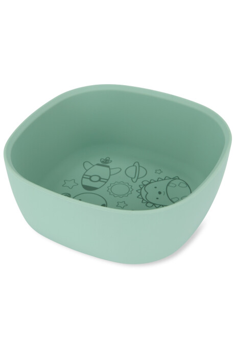 Bowl de silicona, verde Sin color