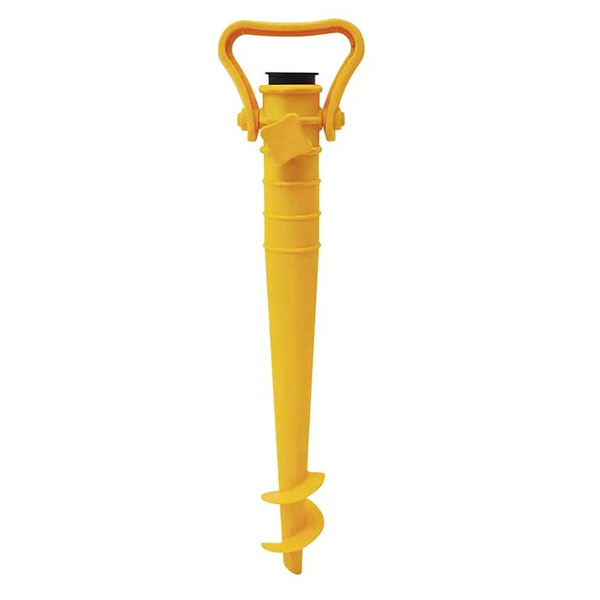 SACA ARENA CON SOPORTE PARA SOMBRILLA AMARILLO