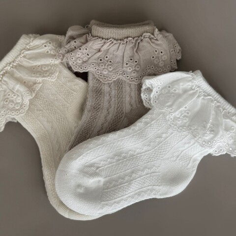 Medias Azucena Blanca