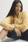 CAMPERA DE PUNTO TRENZADO FIRE Amarillo