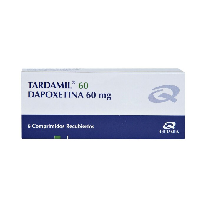 TARDAMIL 60 MG. CJ X 6 COMP. única