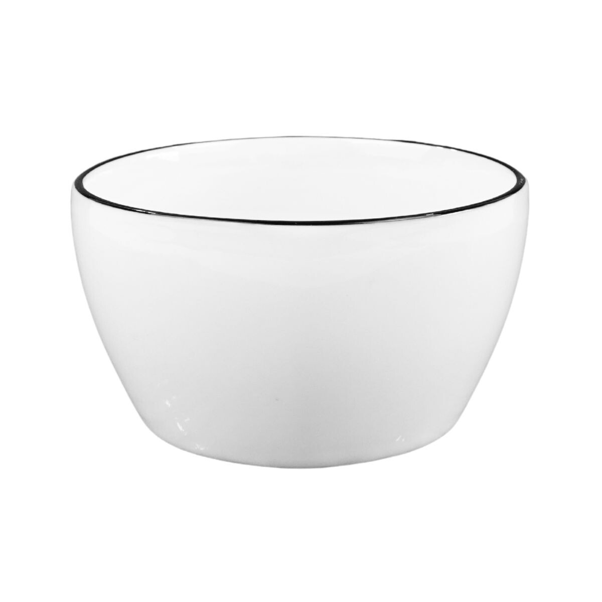 Bowl de ceramica con base cuadrada 