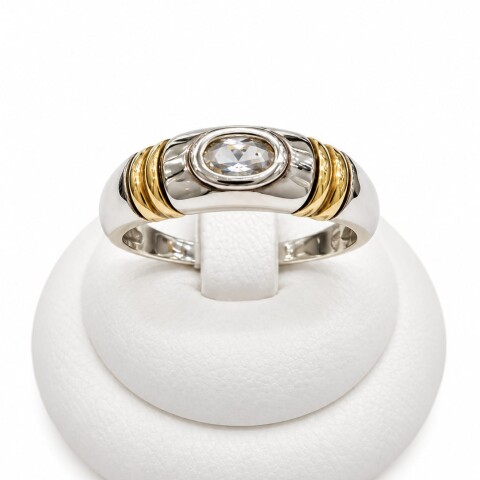 Anillo estilo cartier combinado Anillo estilo cartier combinado