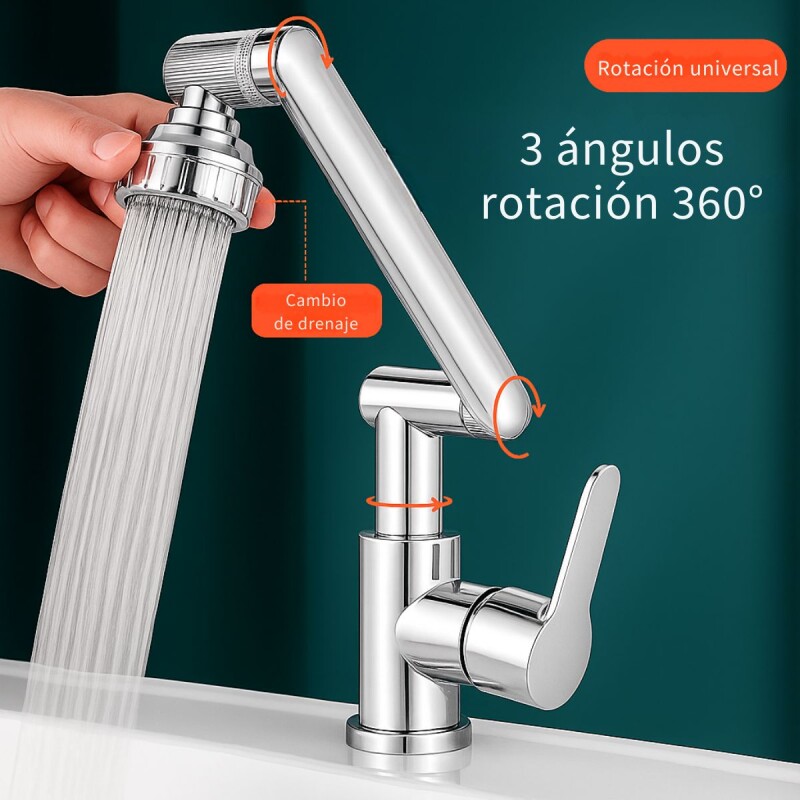 Canilla Baño Grifo Monocomando Griferia Giratorio Cromado Canilla Baño Grifo Monocomando Griferia Giratorio Cromado