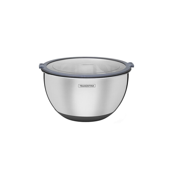 Bowl acero inox tapa y base de silicona 3.0lt -TRAMONTINA TF0312
