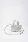 BOLSO MINI TRENZADA Plata