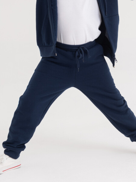 Pantalón deportivo con puño Azul