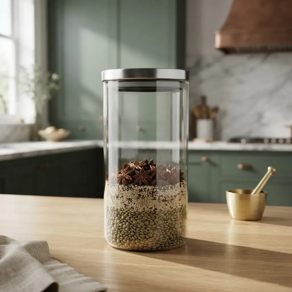 Frasco borosilicato 1.3 L 22.3 x9.5 cm PRISMA Frasco borosilicato 1.3 L 22.3 x9.5 cm PRISMA
