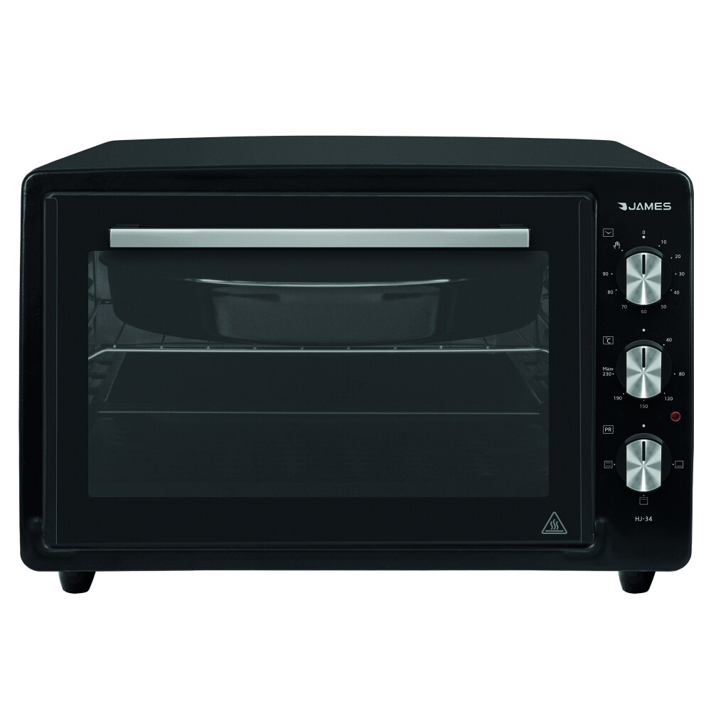 HORNO ELÉCTRICO 34-LITROS NEGRO JAMES HJ 34