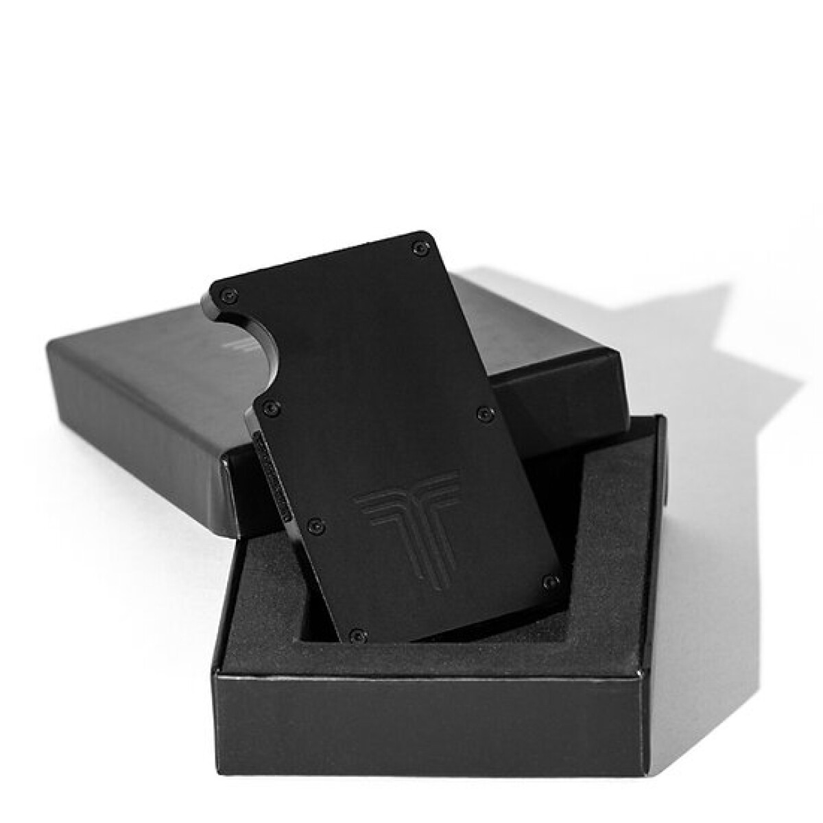 Billetera Tiffosi Tarjetero de Aluminio - Negro 