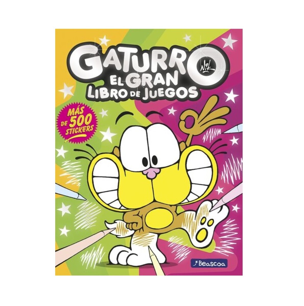 LIBRO DE STICKERS - GATURRO 