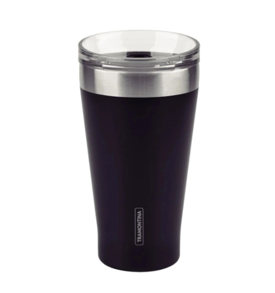 Vaso Térmico Negro / Acero C/T Inox. 550 Ml 