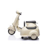 Moto infatil a batería Vespa con asiento para acompañante Moto infatil a batería Vespa con asiento para acompañante