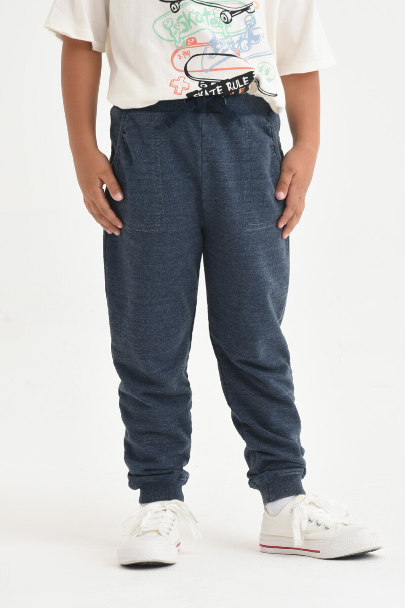 Pantalón jogger deportivo Azul