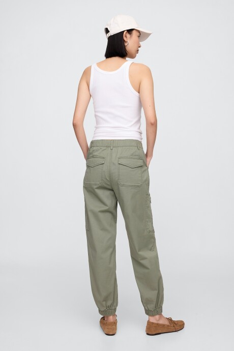 Jogger Con Cierre Downtown Mujer Mesculen Green