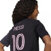 Camiseta Visitante Messi Inter Miami CF 25/26 (Niños) Grey Four / Sandy Pink / Preloved Scarlet