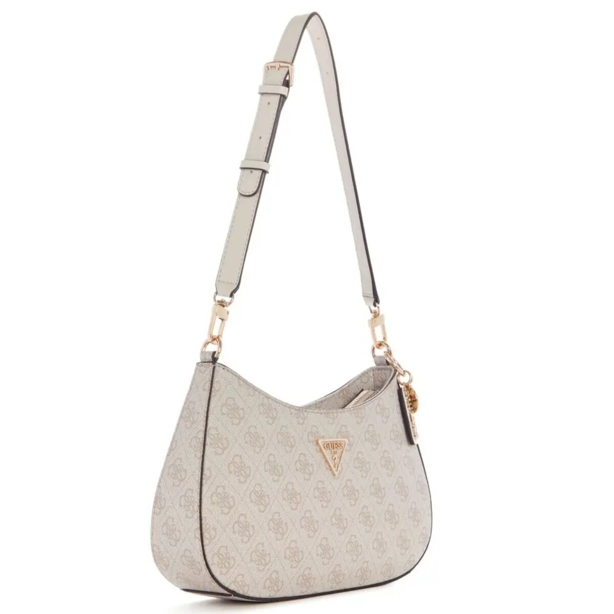 Cartera Guess Noelle II Blanco Logo 
