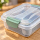 Set x3 Caja organizadora 1,6 lts TRANSPARENTE