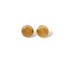 Caravanas Bolitas-Plata y oro-Piedra Zirconia-CA5013 conpiedra