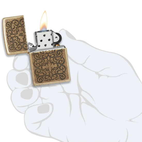 Encendedor ZIPPO 48484 C/Diseño Dorado 0