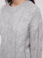 Sweater Osada Gris Melange Medio