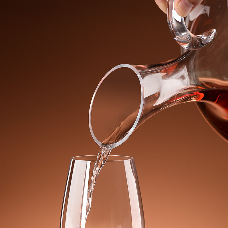Decantador de Vidrio para Vino con Asas Decantador de Vidrio para Vino con Asas