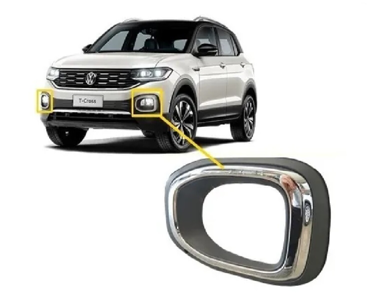 REJILLA DE PARAGOLPE IZQUIERDA T-CROSS 20 