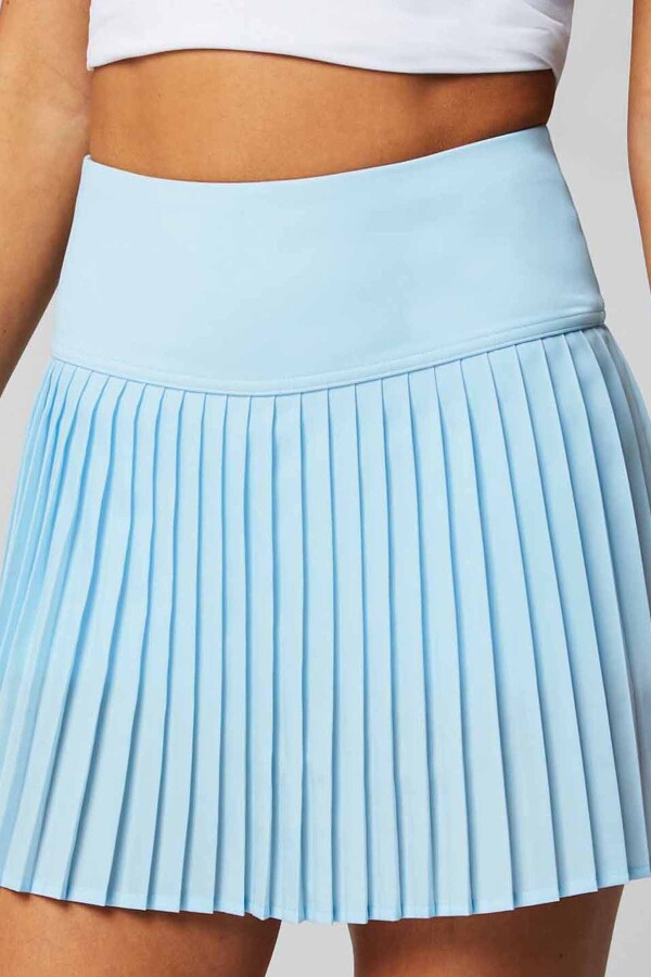 Falda Con Malla Hot Shot Pleated Skirt Classic Mini Mujer Iced Out