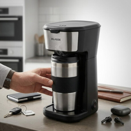Cafetera Klasse con jarro térmico transportable | Color negro Cafetera Klasse con jarro térmico transportable | Color negro