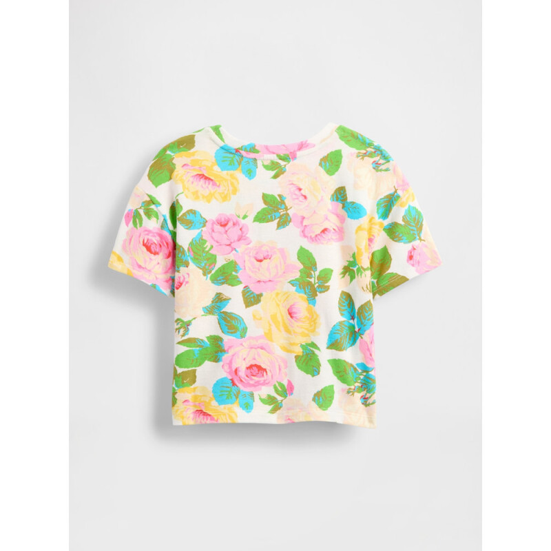 BF SS RELAXED PRINT T SUMMER FLORAL