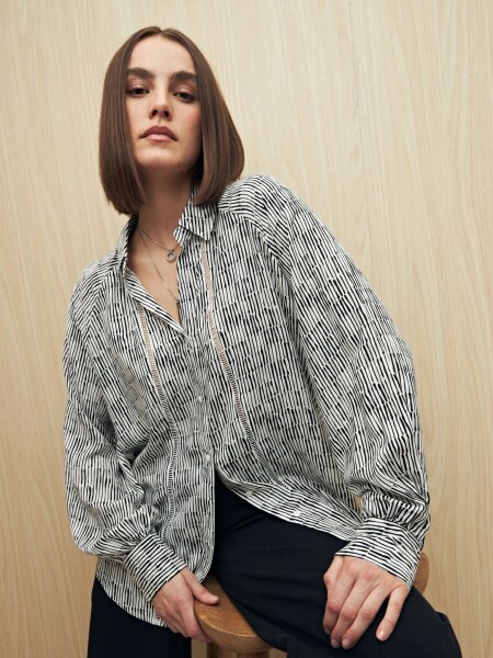 CAMISA ALLIE ROWAN BLA NEGRO