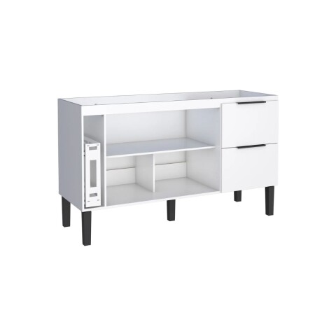 Mueble de cocina bajo mesada Blanco y aéreo 150 cm Cisne Mueble De Cocina Bajo Mesada Blanco Y Aéreo 150 Cm Cisne