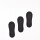 MEDIA INVISIBLE PACK X 3 NEGRO