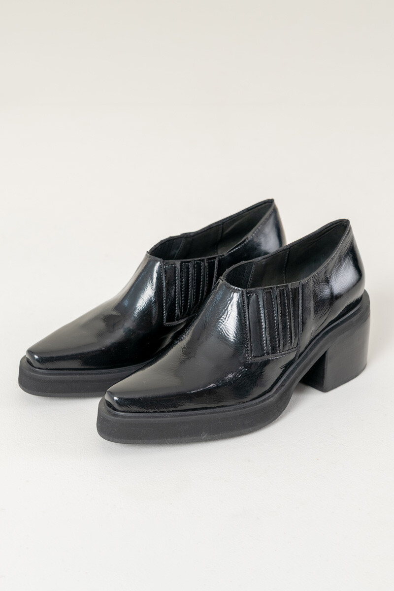 Botin ana Negro charol