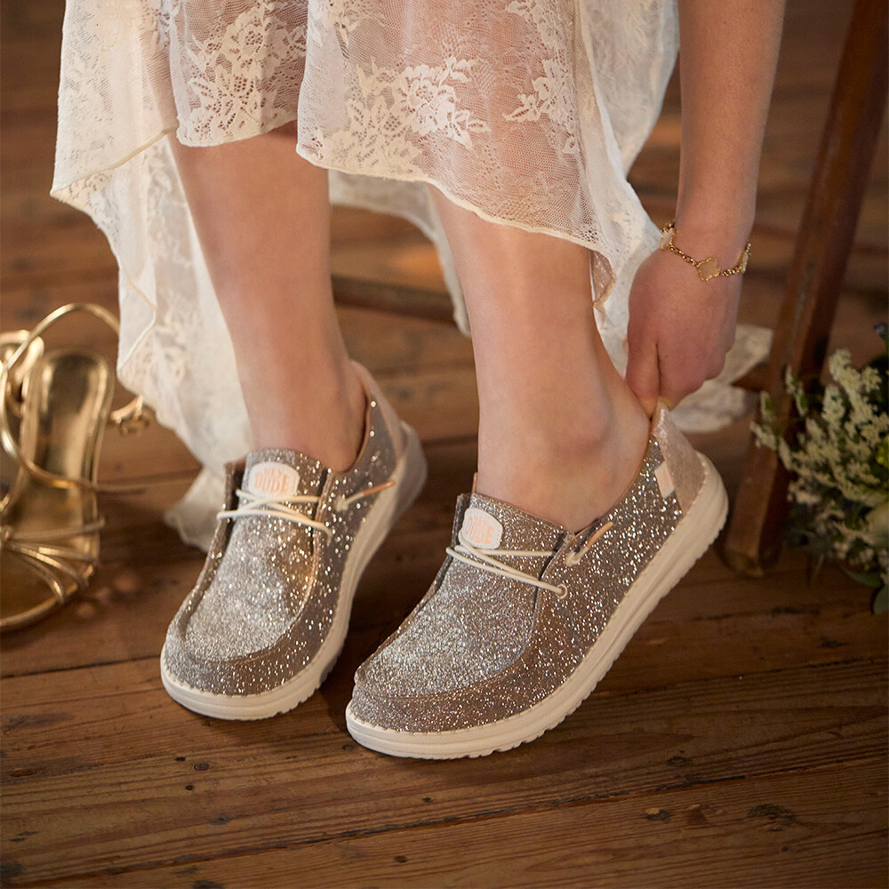 Wendy Metallic Sparkle - Mujer Gold