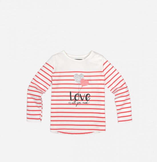 Remera manga larga ROJO