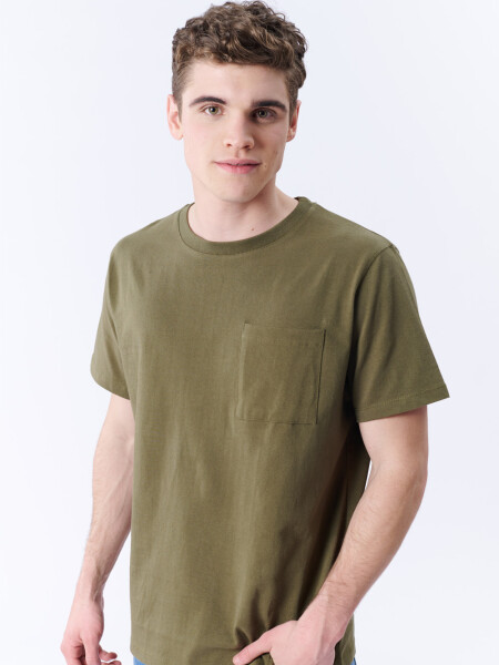 Remera Bolsillo Verde