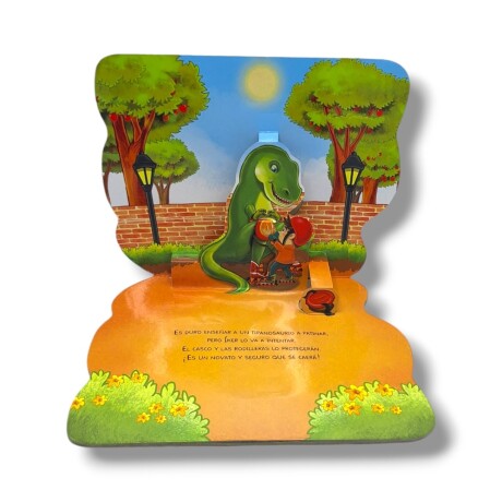 Libro Coleccion Dino Pop Up: Amigos Patinadores